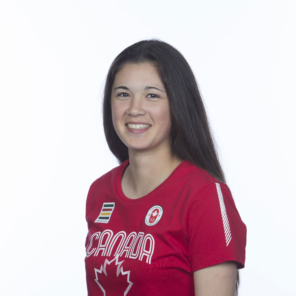 Claire Eccles, 19, pitches while posing for a photograph at the University  of British Columbia in Vancouver, B.C., on Friday May 12, 2017. The  Victoria HarbourCats announced Tuesday that Eccles will join