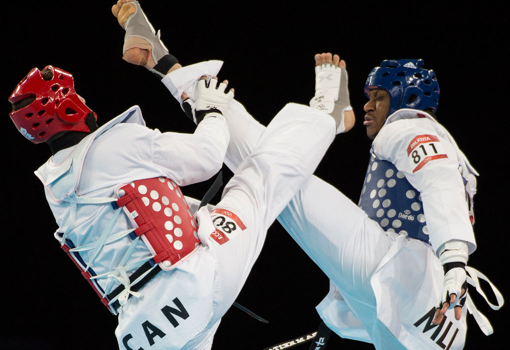Canada in Taekwondo action at London 2012 Olympic Games. 