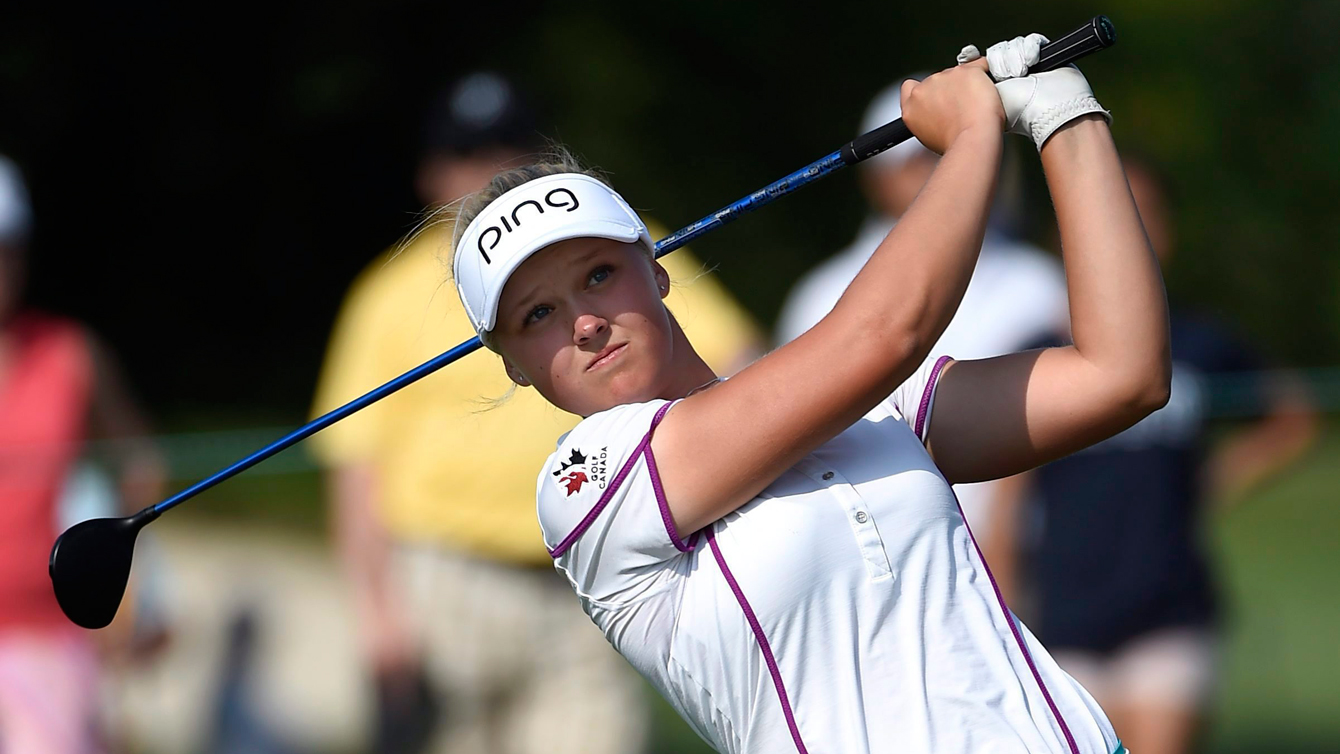 Brooke Henderson at KPMG Women's PGA golf championship June 14, 2015.