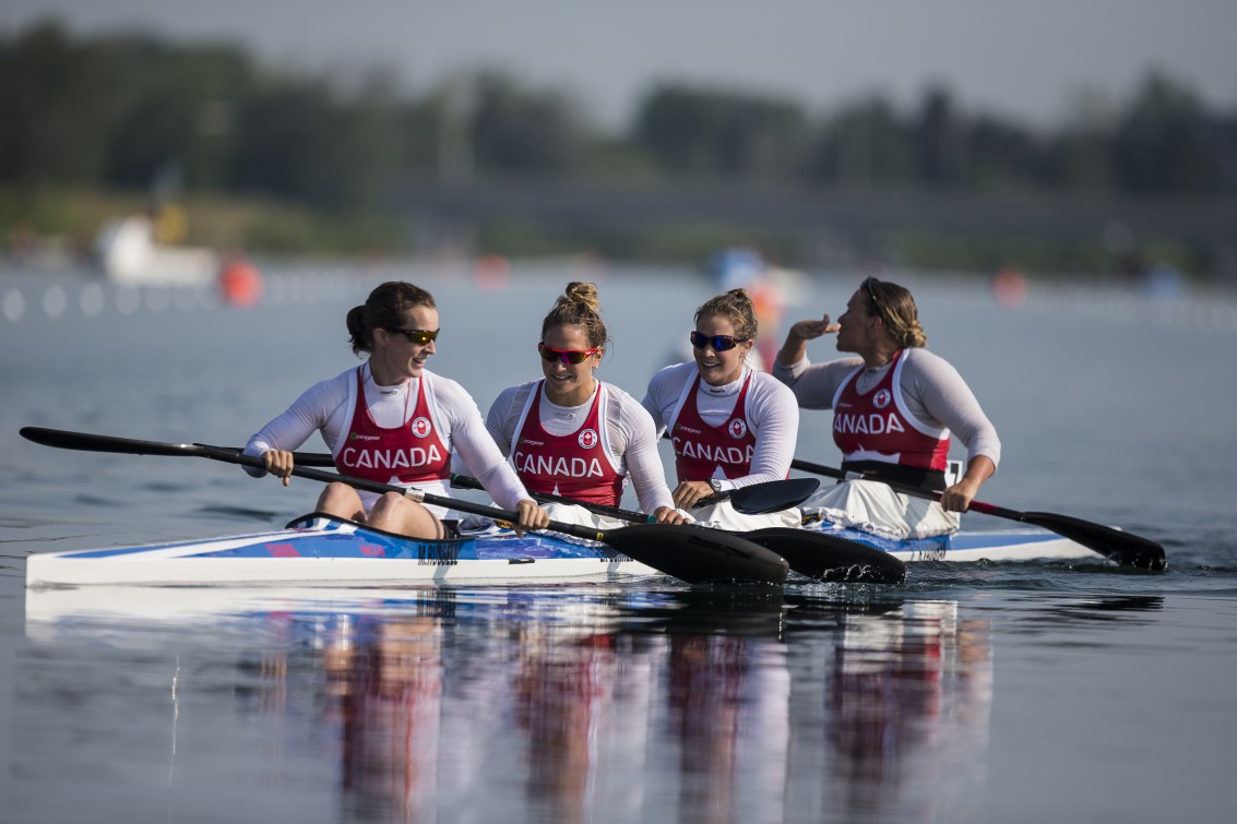 KC Fraser, Emilie Fournel Michelle Russell, Hannah Vaughan. Photo by Michael P. Hall.