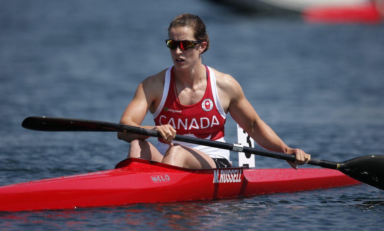 Canada's Michelle Russell finished second