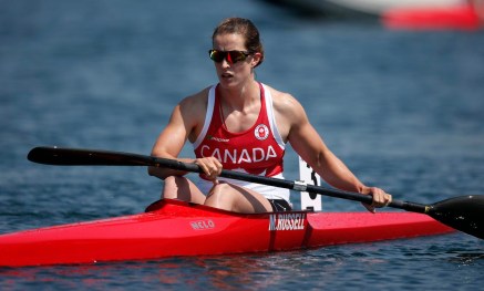 Canada's Michelle Russell finished second
