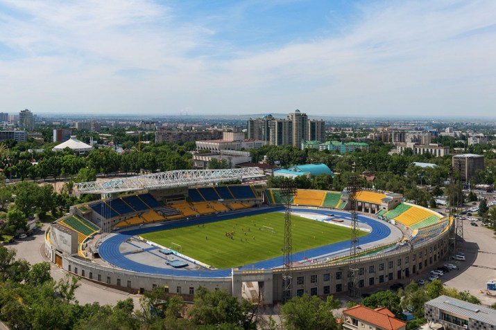 Almaty Central Stadium before the renovations take place for 2022 (photo via Almaty 2022).