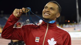 De Grasse with his gold medal