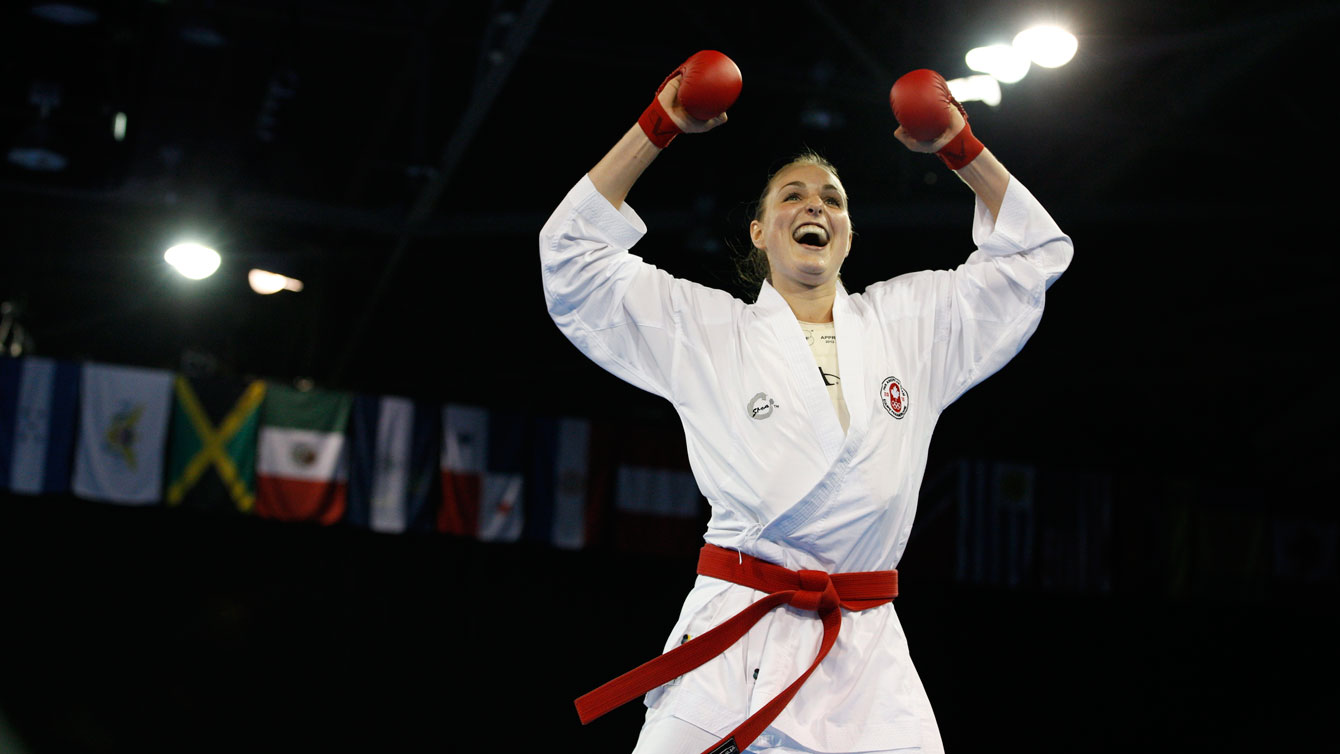 Camélie Boisvenue won TO2015 silver in the women's +68kg weight class on Day 15.