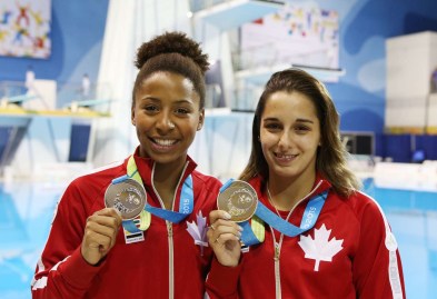Jennifer Abel and Pamela Ware of Canada win Silver