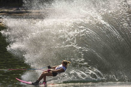 Whitney McClintock - TO2015 Whitney McClintock creates a mosaic of water (COC photo by David Jackson).