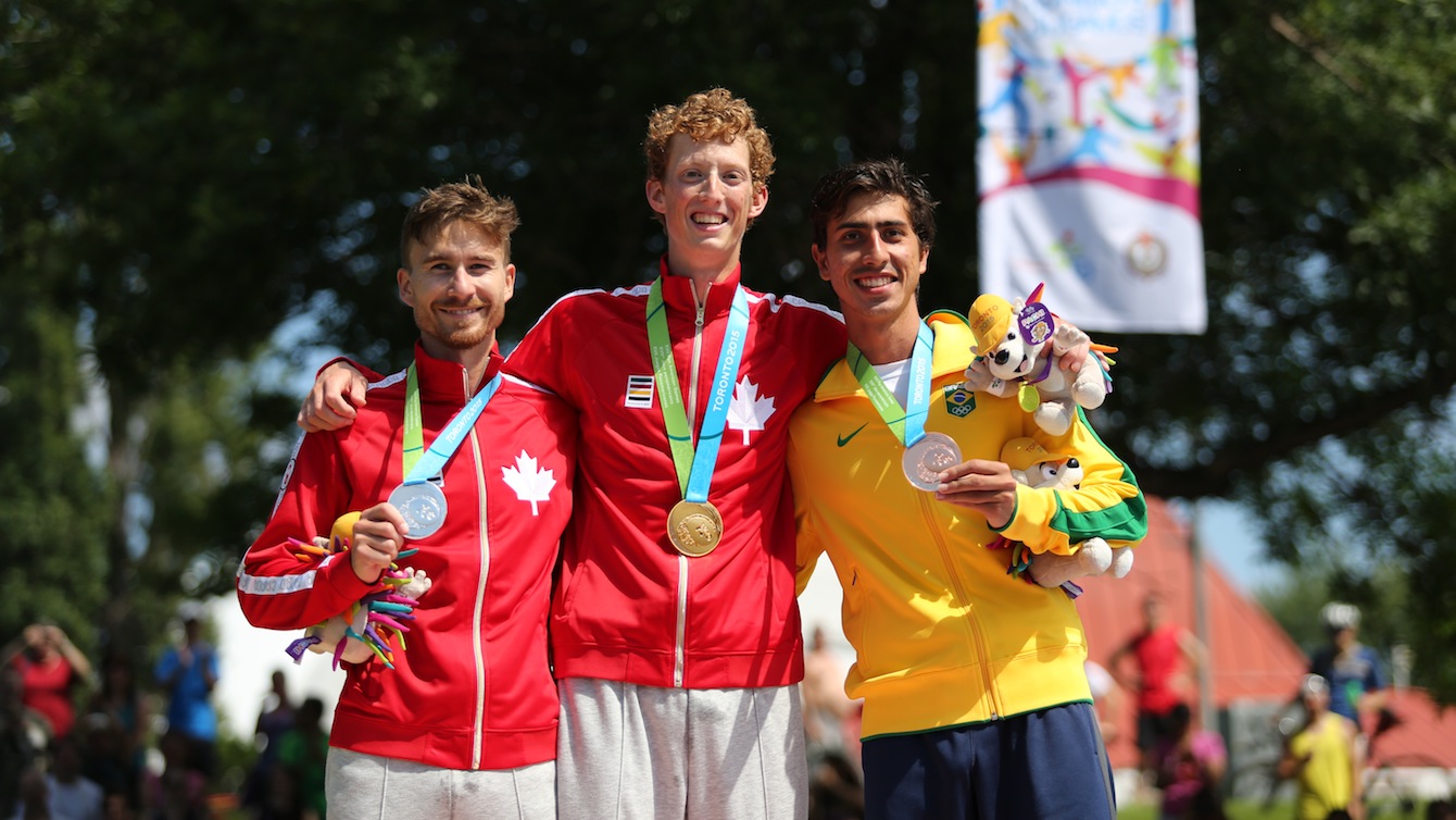 Inaki Gomez, Evan Dunfee and Caio Bonfim