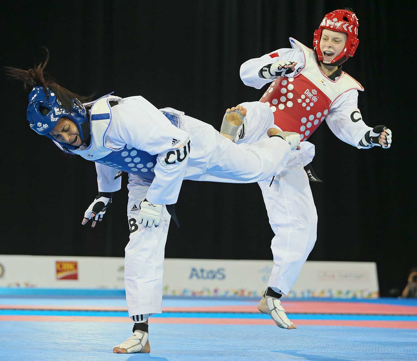 Evelyn Gonda during her bronze medal fight at TO2015.