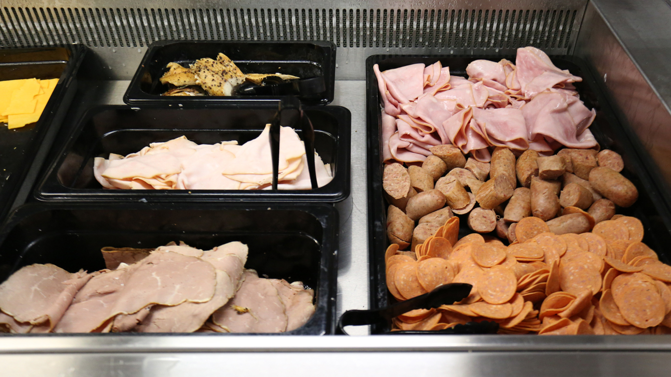 Cold cuts at the Niagara Farmer's Market station (photo: Alexa Fernando)