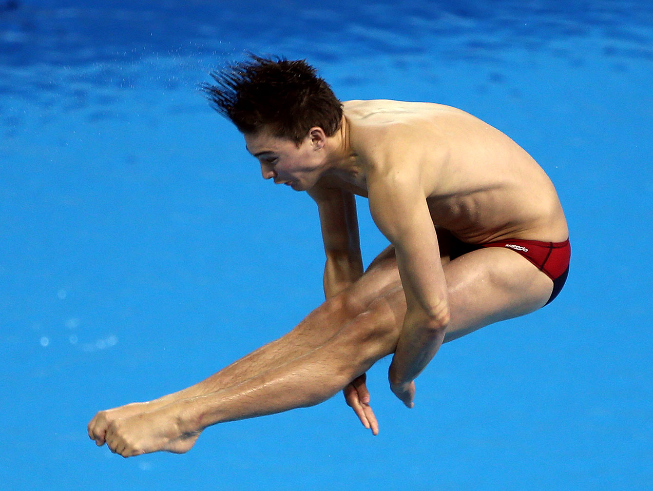 Philippe Gagné during the 3m springboard final at TO2015.