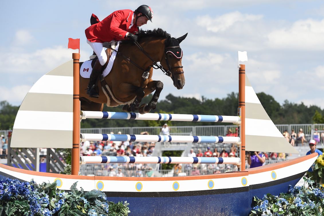 Ian Millar competing