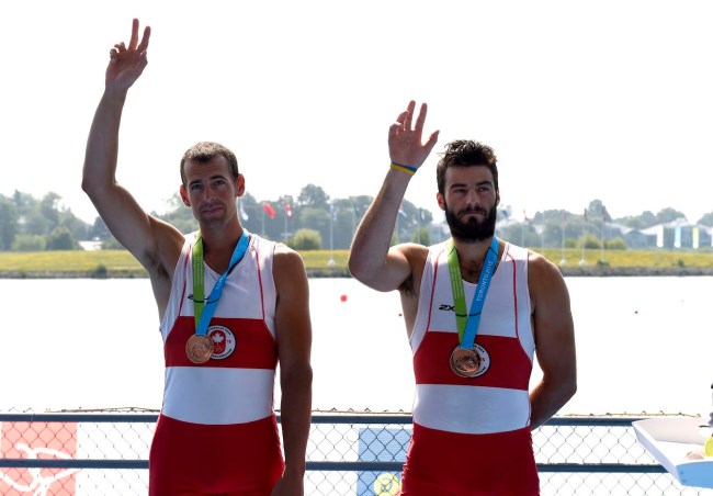 Canada took bronze in the men’s double sculls.
