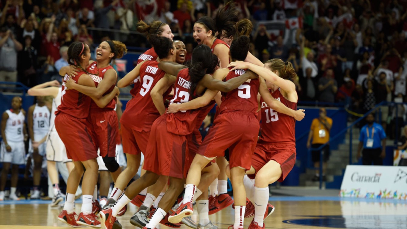 Canada wins historic women's Pan Am basketball gold at TO2015 Team