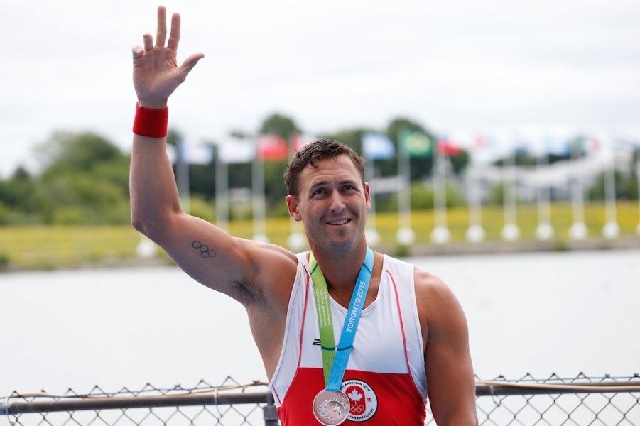 Canada's Robert Gibson captures a silver medal
