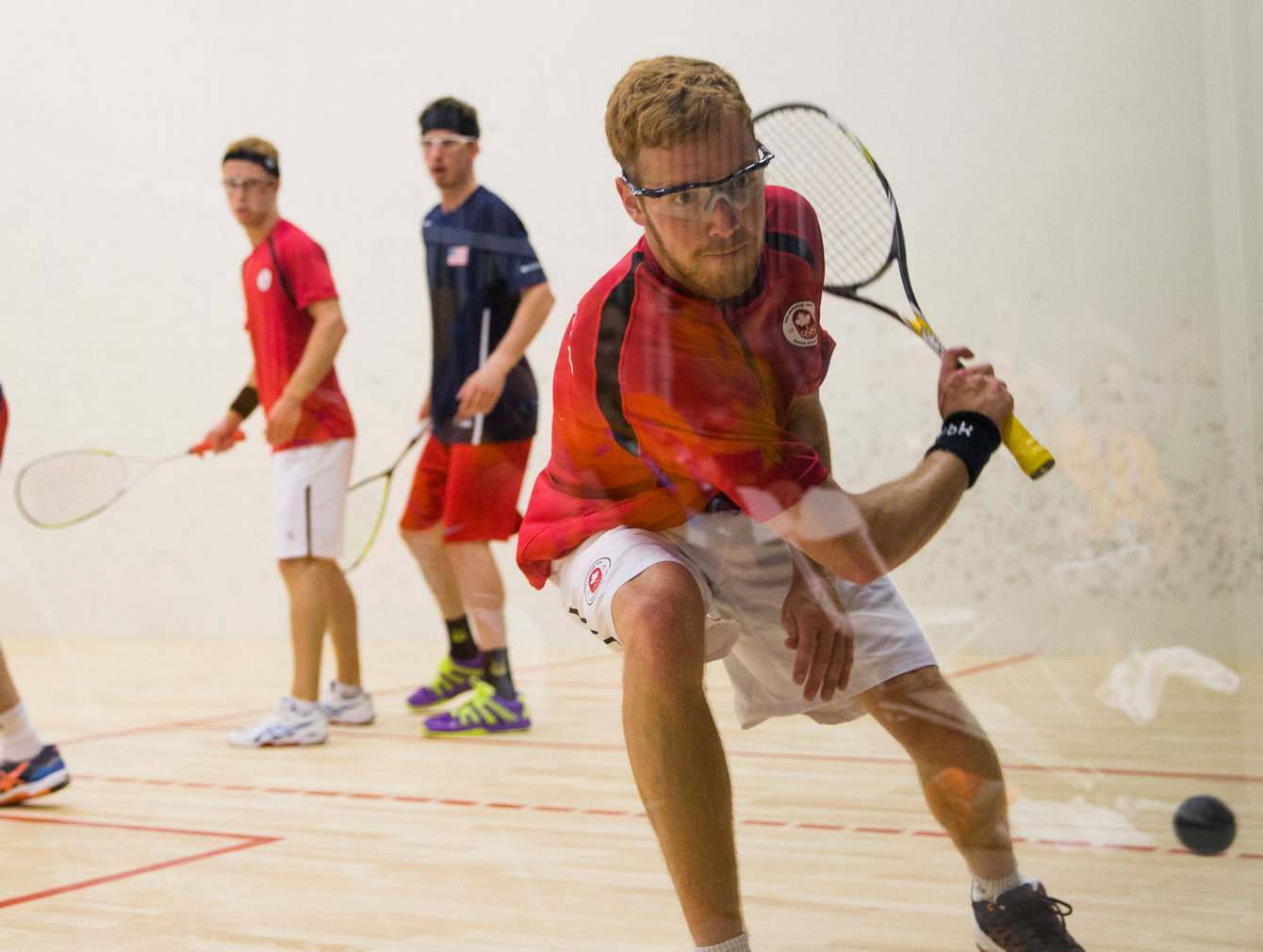 Double silver for doubles squash at Toronto 2015 Team Canada