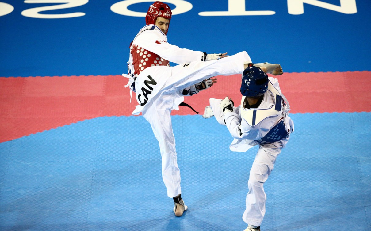 Marc-André Bergeron won TO2015 bronze in the men's +80kg division on July 22.