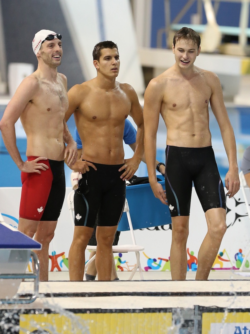 Men’s 4 x 200m Swim Relay Team Team Canada Official Olympic Team