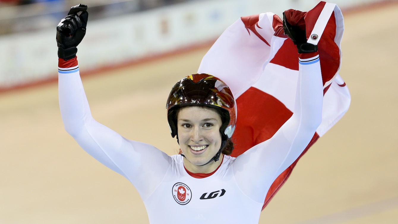 Monique Sullivan - Pan Am record - track cycling, women's sprint