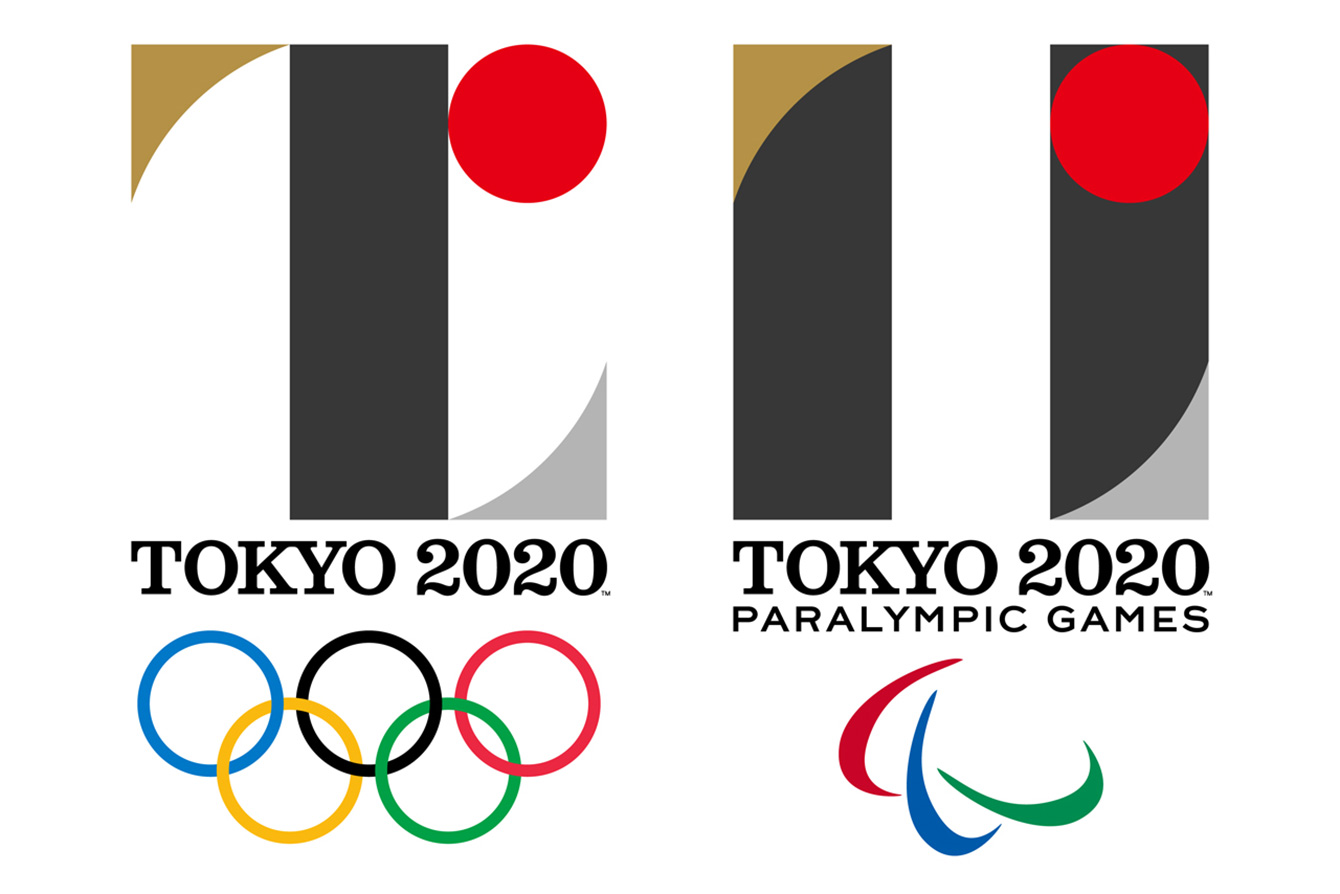 Tokyo 2020's initial Olympic and Paralympic emblems.