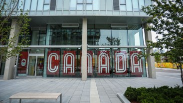 Showing off some Canadian pride in the Village (photo: Alexa Fernando)