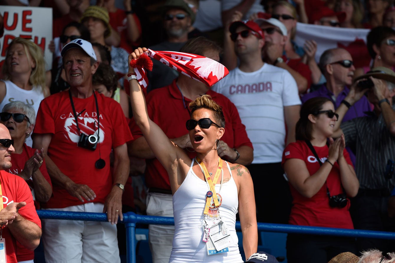 Horn-Miller has been to countless sports to help cheer the Canadian team onto the podium.