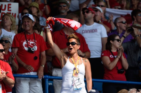 Waneek Horn-Miller has been to countless sports to help cheer the Canadian team onto the podium.