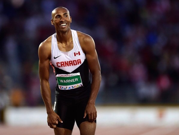 Damian Warner Damian Warner - Pan Am record - decathlon