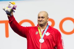 Canada's George Kobaladze wins the silver medal