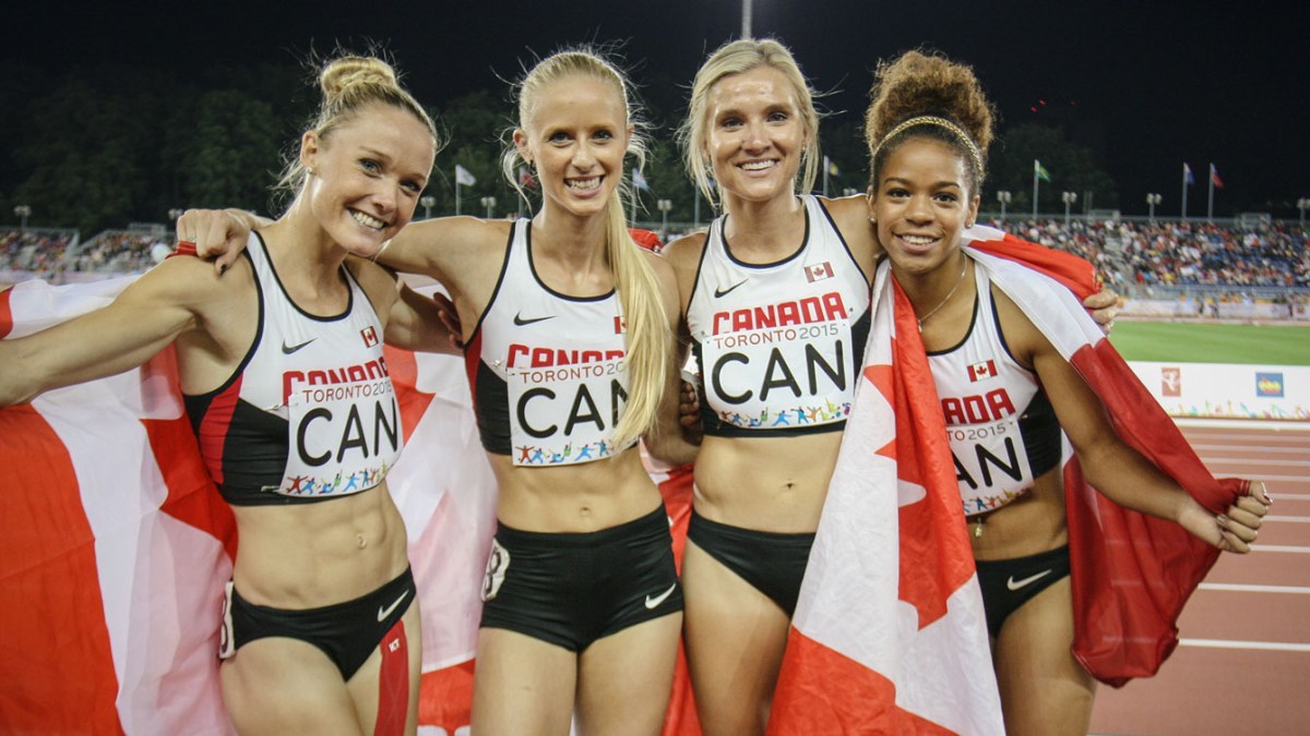 Team Canada Women S 4x400m Team To2015 Team Canada Official Olympic Team Website