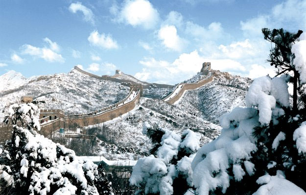 Great Wall of China weaves through Yanqing, northwest of Beijing (Photo via Beijing 2022).