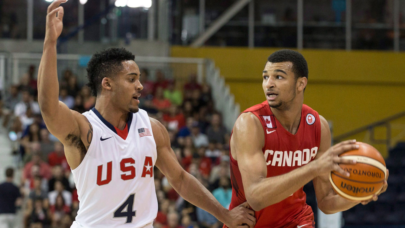 Jamal Murray (right) helped Canada to a silver medal at TO2015 Pan American Games. 