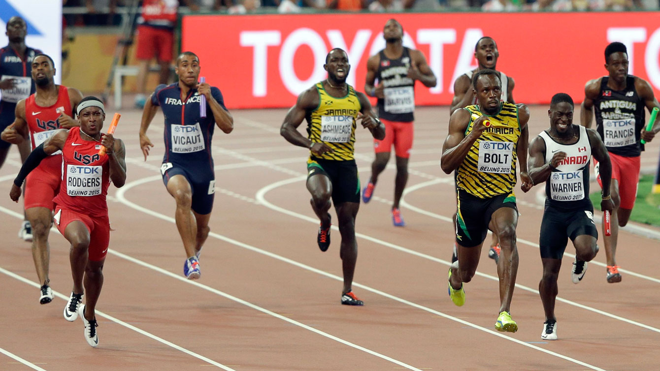 Canada wins 4x100m relay bronze at the World Championships Team