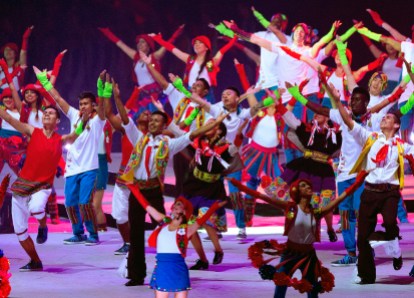 Pan Am Closing Ceremony 20150726 Performers during the closing ceremony of the 2015 Pan Am Games in Toronto