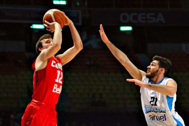Brady Heslip had 13 points with 9 from beyond the arc. (Photo: FIBA)