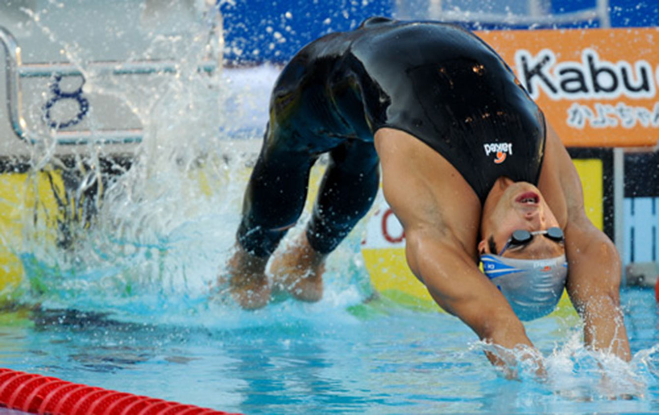 An example of a Jaked full-body suit, eventually banned by FINA.