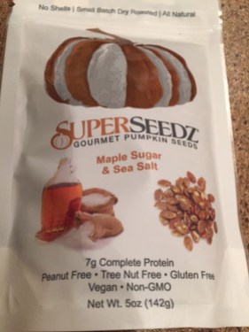 Pumpkin seeds Pumpkin seeds are high in iron and protein, making them a good snack on the road