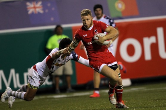 Conor Trainor pictured during Day 1 Las Vegas Sevens at Sam Boy Stadium. (Photo: Martin Seras Lima)