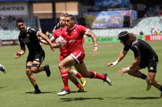 Mike Fuailefau pictured during Las Vegas Sevens at Sam Boy Stadium. (Photo: Martin Seras Lima)