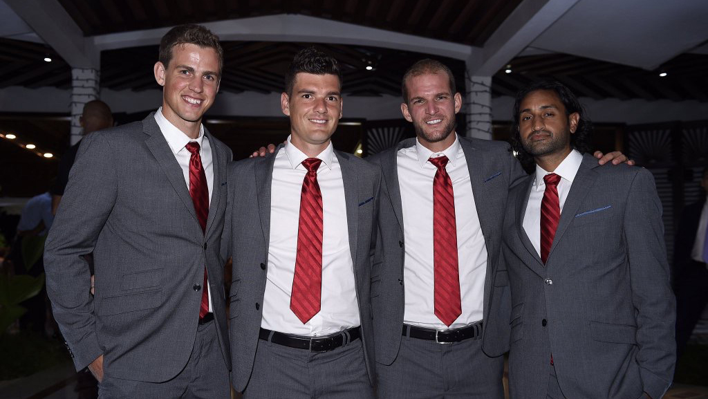 Canada's 2016 Davis Cup team. 