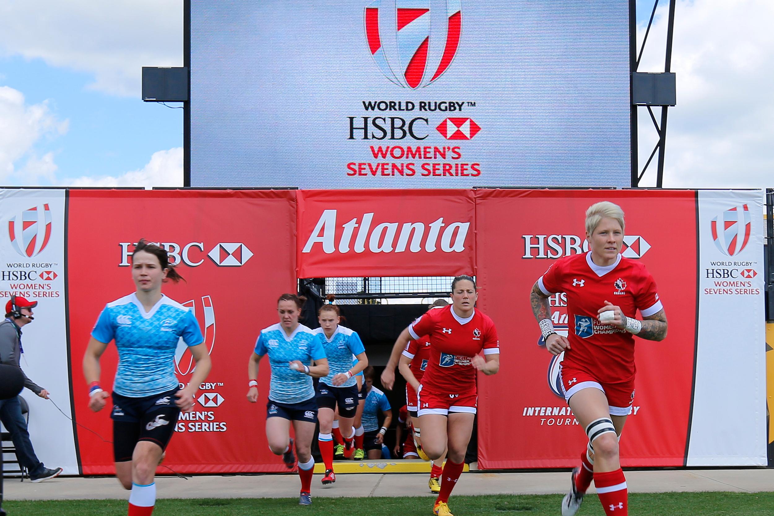 Canada and Russia take to the pitch at Atlanta 7s (Photo: Mike Lee @ KLC Fotos).