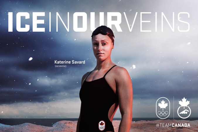 Katerine Savard, swimming