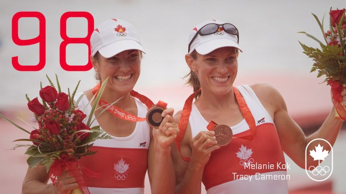 Day 98 - Melanie Kok & Tracy Cameron: Beijing 2008, rowing (bronze)