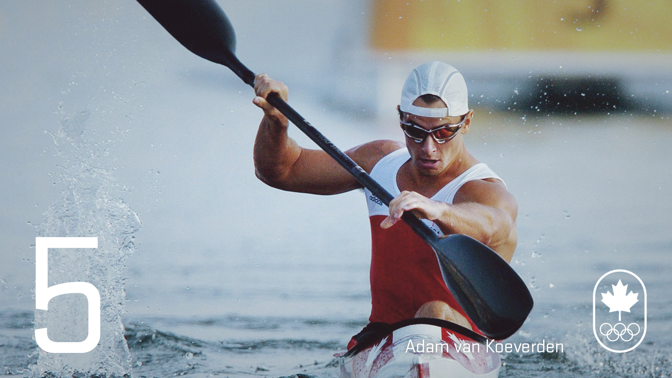 Day 5 - Adam van Koeverden: Athens 2004, kayaking (gold)