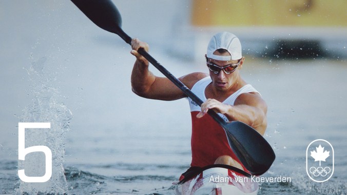 Day 5 - Adam van Koeverden: Athens 2004, kayaking (gold)