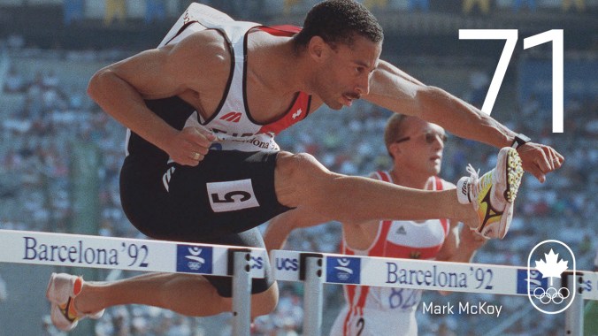 Day 71 - Mark McKoy: Barcelona 1992, 110m hurdles (gold)