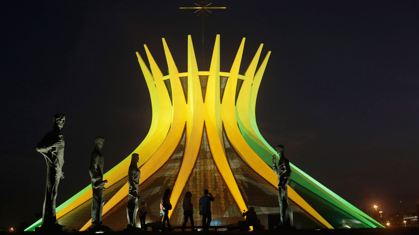 Cathedral of Brasília was designed by Oscar Niemeyer