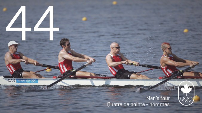 Day 44 - Men's four: Athens 2004, rowing (silver)