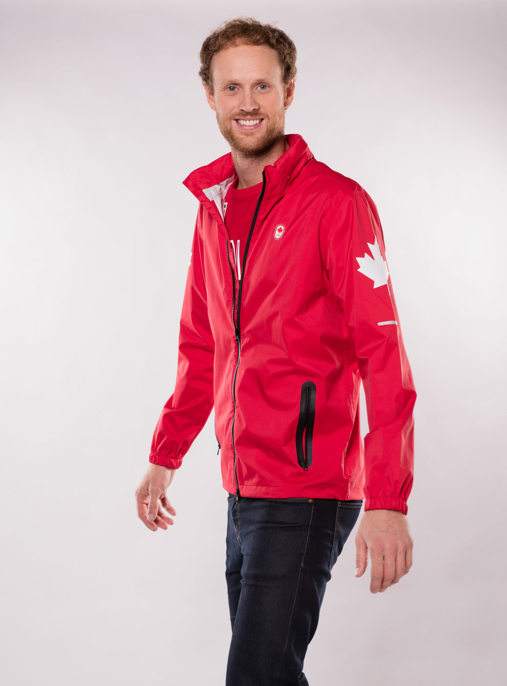 Chaim Schalk at Team Canada's Rio 2016 media summit on December 10, 2015.