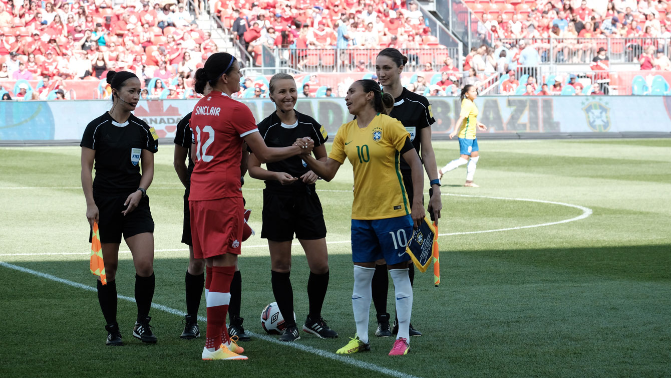 Canada v Brazil, BMO Field, Toronto, June 4 (Thomas Skrlj/COC)